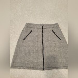 GAP Black and White A-Line Skirt